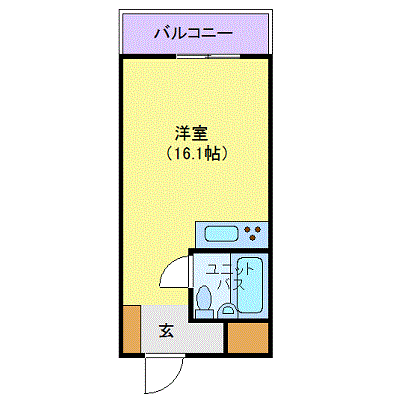 グッドステイ江田◆【ライト・30平米】の物件間取り図
