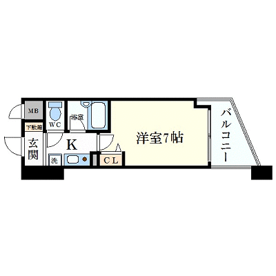 OneLife天満第２【★NET対応】の物件間取り図