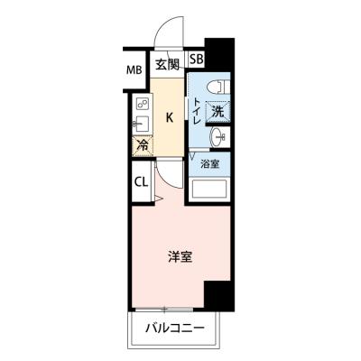 【🎉初期費用オフ｜お得なキャンペーン】【禁煙🚭】マイナビSTAYルリオン北千住　1001の物件間取り図