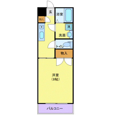 OneLife宇都宮South【★洗浄機能付き便座・オートロック付！】の物件間取り図
