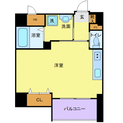 OneLife水戸駅前1st【★独立洗面・浴室乾燥付！】の物件間取り図