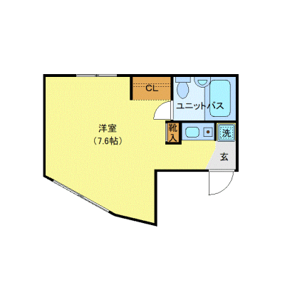 OneLife品川大井パシオ【★鮫洲駅 徒歩5分・IHクッキングヒーター付！】の物件間取り図
