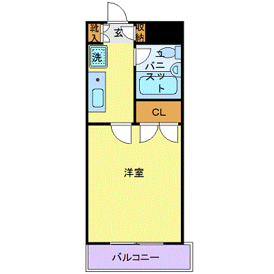 OneLife新潟ラルジュ【★新潟駅 徒歩5分・オートロック】の物件間取り図