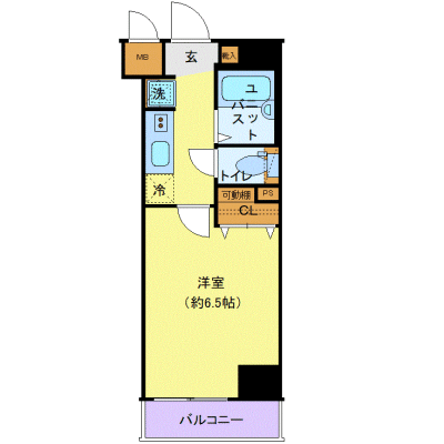 OneLife神楽坂North【★浴室乾燥・洗浄便座付！】の物件間取り図