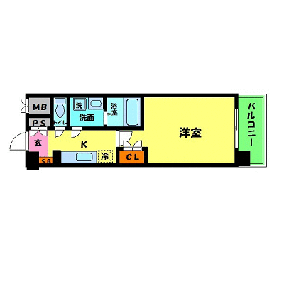 OneLife東大阪高井田ハイツ【★NET対応・洗浄機能付便座】の物件間取り図