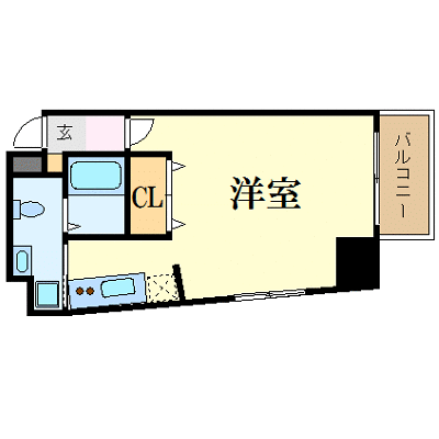 OneLife堺フェニックス【★NET対応・独立洗面台・浴室乾燥機】の物件間取り図