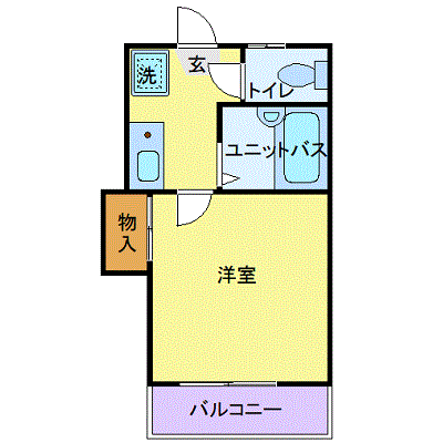 OneLife高岡レジデンス【★バストイレ別】の物件間取り図