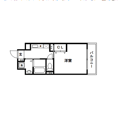 OneLife堺・湊コート【★NET対応・洗浄機能付便座・浴室換気乾燥機】の物件間取り図