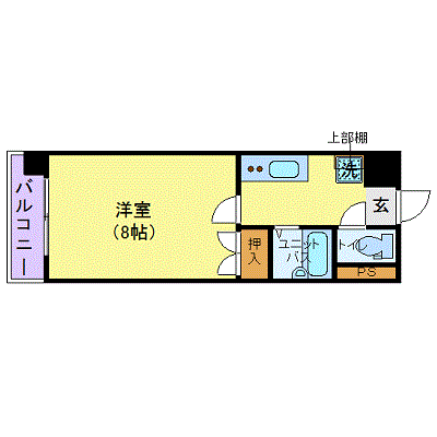 OneLife金沢NORTH【★2口コンロ・バストイレ別】の物件間取り図