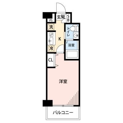【🎉初期費用オフ｜お得なキャンペーン】【禁煙🚭/Wi-Fi無料🌐】マイナビSTAY DOビル花崎町3【仮称】　306の物件間取り図