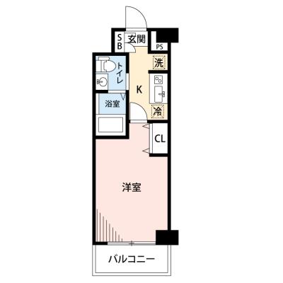 【🎉初期費用オフ｜お得なキャンペーン】【禁煙🚭/Wi-Fi無料🌐】マイナビSTAY DOビル花崎町3【仮称】　502の物件間取り図