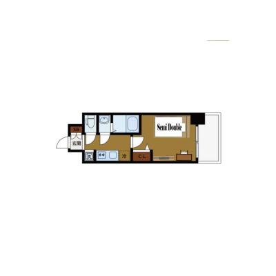 BraTTo海老江コア【Wi-Fi無料💻】野江内代駅まで9分｜家具家電付き｜すぐに暮らせる快適ルーム♪の物件間取り図