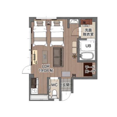 SA inn 長野七瀬 A-1の間取り図