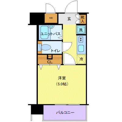 OneLife文京白山5th【★ガス２口コンロ・オートロック付！】の物件間取り図