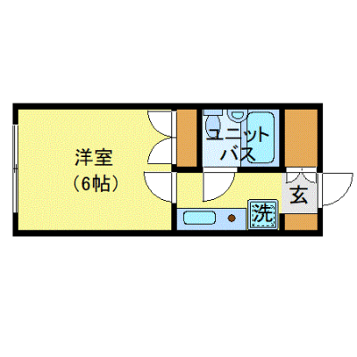 OneLife長野権藤駅前＜TYPE1＞【★1K・権堂駅 徒歩2分！】の物件間取り図