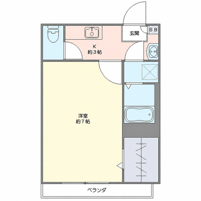 OneLife北大宮NORTH【★独立洗面台付・北大宮駅 徒歩4分！】の物件間取り図