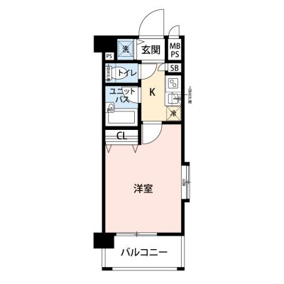 【🎉初期費用オフ｜お得なキャンペーン】【禁煙🚭】マイナビSTAYミライエ文京千石パークサイド　401の物件間取り図