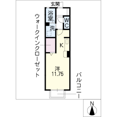 アルDEスリー北区役所前　102の物件間取り図