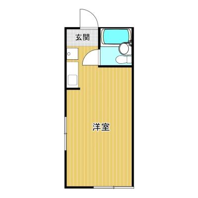 コスパだけじゃない“快適さ重視”マンスリータウン太田新島町A101【太田駅まで徒歩7分】【Wi-Fi無料】の物件間取り図