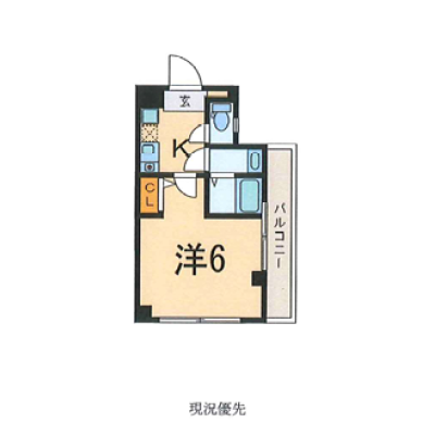 フィオーレ三軒茶屋の物件間取り図