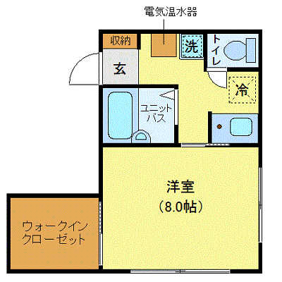 OneLife長野権堂モダン【★権堂駅 徒歩2分！・バストイレ別】の物件間取り図