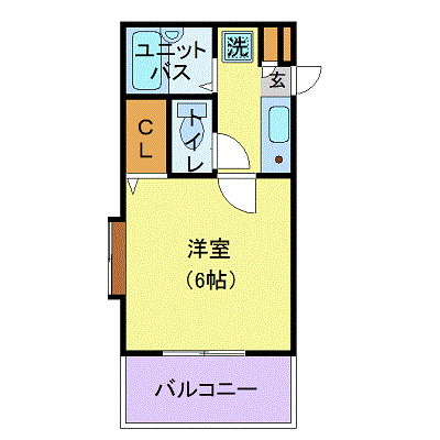 OneLife大宮駅南【★バストイレ別・洗浄機能付き便座！】の物件間取り図