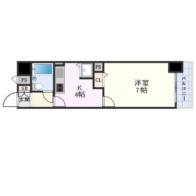 OneLife徳島パレス【★オートロック付き】の物件間取り図