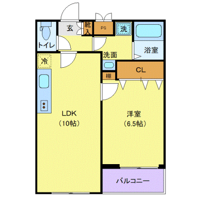 OneLife大宮EAST【★独立洗面・浴室乾燥付！】の物件間取り図