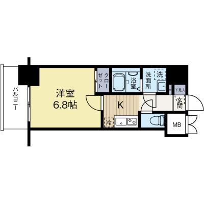 博多駅南1丁目マンション　「博多駅」徒歩10分の好立地★周辺施設も充実！長期契約値引あり◎の物件間取り図
