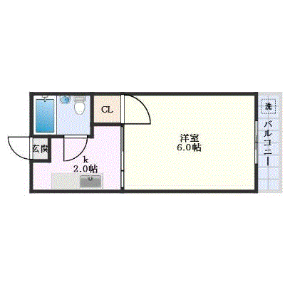 OneLife松山市ゼネラル【★３点ユニット】の物件間取り図