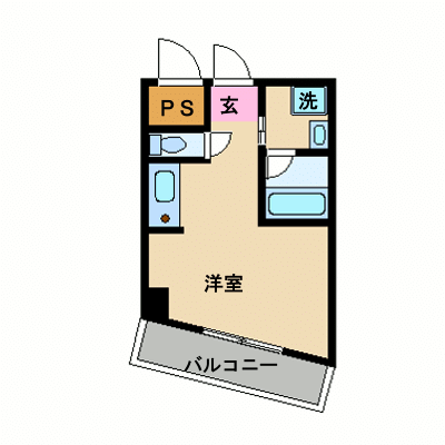 OneLife小倉駅EAST【★NET対応・独立洗面台】の物件間取り図