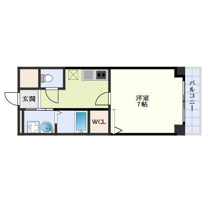 OneLife西明石エイチ【★駅近・築浅物件・独立洗面台】の物件間取り図