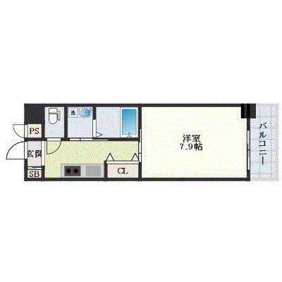 OneLife松山城西ミモザ【★設備充実】の物件間取り図