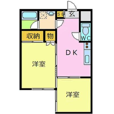 Oneupマンスリー幡ヶ谷・中野新橋【ペット飼育相談・お子様可・ドラム式洗濯機有・独立洗面台】の物件間取り図