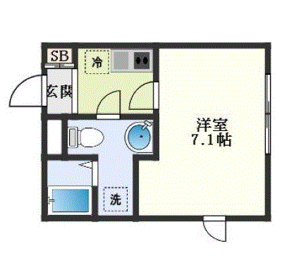 グッドステイ姫路駅南リュミエール※【ハイクラス・設備充実】の物件間取り図