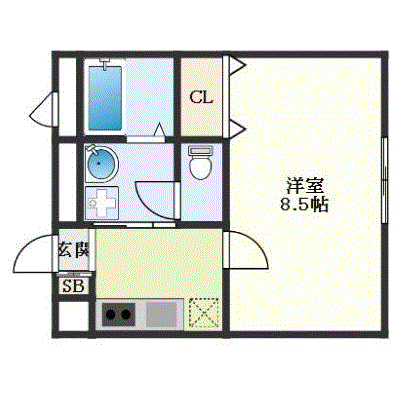 グッドステイ塚口駅北メルカート2※【ハイクラス・設備充実】の物件間取り図
