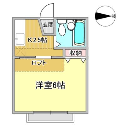 すむだすフェアステージ✨秋田駅まで徒歩5分✨コンビニエンスストア近く🍪🍨の物件間取り図