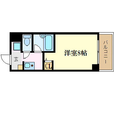 OneLife宝塚ベルコリーヌ【★駅近物件・オートロック・トイレバス別】の物件間取り図
