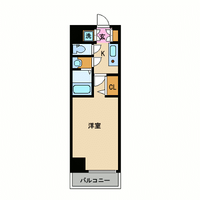 OneLife博多駅西ピュア【★NET対応】の物件間取り図