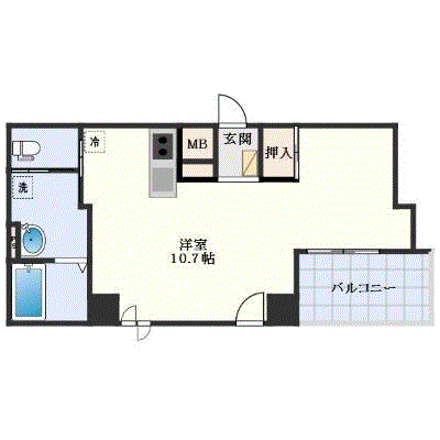 OneLife川西スタイル【★駅近物件・オートロック・独立洗面台】の物件間取り図