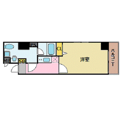 OneLife博多駅前ハイム【★NET対応】の物件間取り図