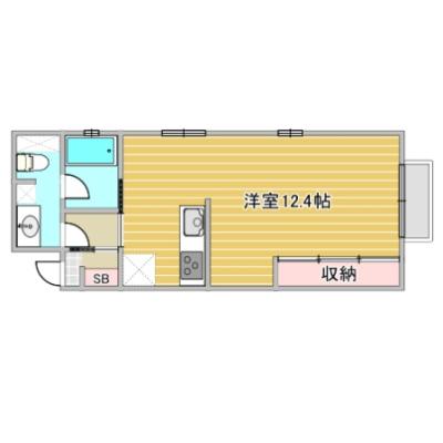 すむだす八橋Ⅱ✨駐車場付き🚗スーパー近く🥬の物件間取り図