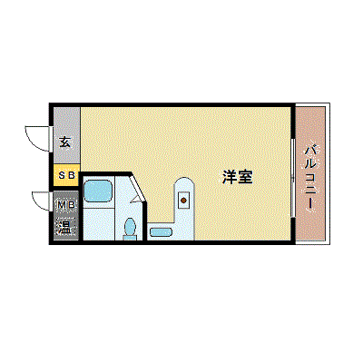 OneLife博多駅前ロマネスク【★NET対応】の間取り図