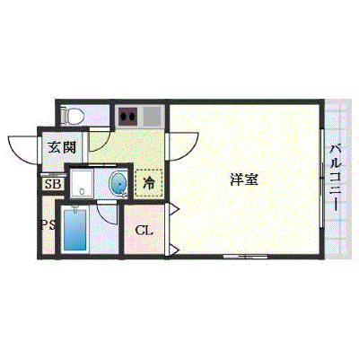 OneLife岡山清輝橋ピアグロリア【★独立洗面台・バストイレ別・32平米の広々空間】の物件間取り図