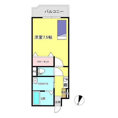 すむだすサンクリークス✨駐車場付き🚗本荘第病院まで徒歩6分🏥の物件間取り図