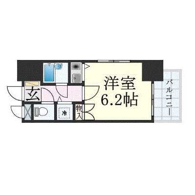 OneLife大分駅北プラザ【★オートロック付き・バストイレ別】の物件間取り図