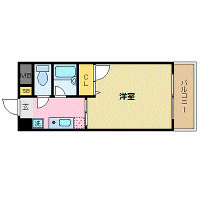 OneLife博多アリターレ【★NET対応】の間取り図
