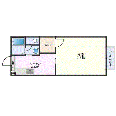 OneLife博多駅東　A棟【★設備充実】の物件間取り図