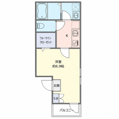OneLife池袋ハウス【★独立洗面・浴室乾燥付！】の物件間取り図