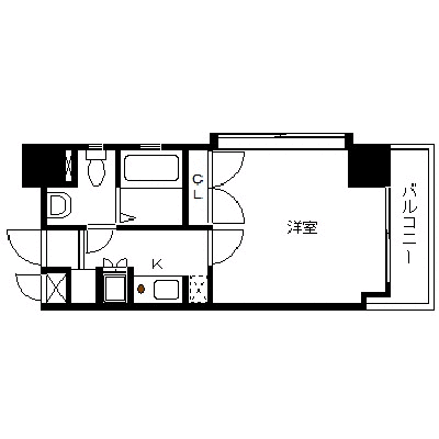 OneLife唐人町駅前2【★NET対応】の物件間取り図